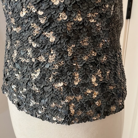 Vintage corset sequins heavy zip up the back - Picture 3 of 9